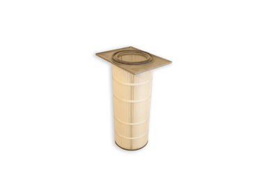 5um,0.5um,0.2um,2um，Square Flange Top HEPA Filter Cartridge , Air Pleated Filter Cartridge Medium Grade