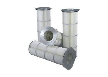 5um,0.5um,0.2um,2um，Square Flange Top HEPA Filter Cartridge , Air Pleated Filter Cartridge Medium Grade